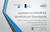 Update to ASHRAE Ventilation Standards · 2019. 5. 21. · ANSI/ASHRAE 62.2-2013 • 8 major addenda incorporated into 62.2-2013, including • Treatment of infiltration (2) • Now