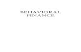BEHAVIORAL FINANCE ... 2020/02/23 آ  1 Behavioral Finance: An Overview 3 H. Kent Baker, John R. Nofsinger
