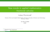New trends in applied mathematics: fractional calculusprac.im.pwr.edu.pl/~plociniczak/lib/exe/fetch.php?media=fractional.pdfWeber, editor, Bernhrda Riemann's gesammelte mathematische