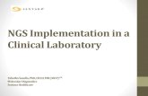 NGS Implementation in a Clinical Laboratory...• Cancer Hotspot Panel v2 (CHPv2) • Still only SNPs and Indels, 50 genes • Took more time optimizing the bioinformatics piece of