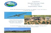 Newsletter September 2019 · 2019. 9. 7. · Lismore Model Flying Club Newsletter September 2019 John Rs Heinkel he111 bomber in flight.. Gary R took a realistic picture! ‘Now Herman,