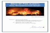 FINAL RECOMMENDATIONS REPORT - Alberta...May 2014 When Cabinet appointed me on October 2, 2012, to lead Grow Op Free Alberta, I had a clear objective: to understand the full extent