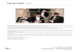 Lulu Jazz Band / Fanfare - Lamballe Terre & Mer€¦ · Une section où se côtoient saxo, banjo, soubassophone et washboard (la planche à laver, ancêtre de la batterie). « Leurs