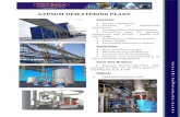 GYPSUM DEWATERING PLANT - totemaeng.com Dewatering Plant.pdf · GYPSUM DEWATERING PLANT Monitoring and control system Y Content: Process equipment Building for dewatering installation