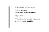 Herbert Lindholm Fifty Little Flute Studies · 29 Crazy Waltz diminuendo 30 Polkka = 120 (Finnish Country Dance) 31 Jenkka = 80 sempre stacc. (Finnish Country Dance) Fifty Little