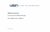 Declaration o - nedlands.wa.gov.au  · Web viewCouncillor Horey disclosed an impartiality interest in Item CPS07.21 - Swanbourne Nedlands Surf Life Saving Club – Variation to Lease