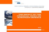 PE433830 EN final - ETH Z · NRF Nato Response Force NSS National Security Strategy OHB Orbitale Hochtechnologie Bremen . The Impact of the Financial Crisis and Cuts in Member States'