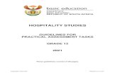PDF] HOSPITALITY STUDIESo Plan the service of the non-alcoholic welcome cocktail drink and hors d'oeuvre, e.g. waiters with trays/reception table o Divide the number of tables for