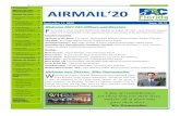 In this issue: AIRMAIL‘20Facility Re-Opening COVID 19 Considerations hear a presentation from Wade Conlan, P.E., BCxP, CxA, LEED AP, BD+C of Hanson Professional Services, regarding