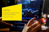 Certificate in Applied Finance, Treasury and Analytics · 2021. 4. 1.  · and Analytics) is a certification program exclusively designed by EY professionals having varied industry