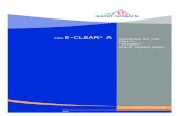 SGG E-CLEAR A Guidance for Use Part 4: “Durable” low-E ......The conditions of observation are given in the EN1096-1 standard. Please refer to it for details. 1.4.2.1. Acceptance