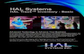 HAL Traxx™ Inventory - Basic · 2015. 10. 22. · HAL Traxx. TM. Inventory - Basic is a standalone system and is available as a hosted (cloud-based) solution for a monthly fee.