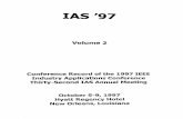 'IEEE Industry Applications Conference ; 32 (New Orleans, La.) : … · 2008. 7. 15. · IAS'97 Volume2 ConferenceRecordofthe1997IEEE IndustryApplicationsConference Thirty-SecondIASAnnual