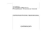 C200H-NC211 Position Control Unit · 2020. 7. 17. · R88D-SR/RP Position Control Unit C200H-NC211 C200H PC System Configuration Section 1-3. 8 The 200H-NC211 Position Control Unit