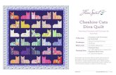 Cheshire Cats Diva Quilt · 2021. 5. 7. · Vrio 2 freespiritfabrics.com 1 of 8 Cheshire Cats Diva Quilt Featuring Curiouser and Curiouser by Tula Pink Collection: Curiouser and Curiouser