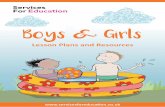 Boys & Girls - Services For Education · 2019. 9. 17. · Starter Activity / Baseline Assessment ... Likes playtime Doesn’t have a pet Name: Paired Activity Sheet - Likes Playtime