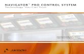 NAVIGATOR ™ PRO CONTROL SYSTEM - Nexcess CDN · 2021. 4. 14. · Navigator™ Pro Control System Easy Ordering Tech Corner • 4” H x 7” W x 7” D • Weight: 5.5 lbs. •