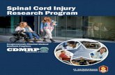 Spinal Cord Injury Research ProgramSpinal Cord Injury Research Program SCIRP Portfolio – Focus Areas (FY18–FY20) The SCIRP's priorities are re-evaluated annually to ensure that