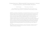 The Concept of Consciousness in the Cognitive Sciences ... · access consciousness are completely independent phenomena, and that cognitive scientists have been unduly focused on