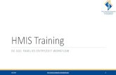 HMIS Training - Community Partnership...What is HMIS? •Homeless Management Information System •Tool required by funders of homeless services providers •Way to keep track of services,