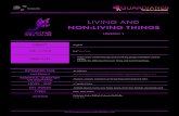 LIVING AND NON-LIVING THINGS - Movimiento guardianes...INGLÉS LIVING AND NON-LIVING THINGS LESSON 1 SUBJECT English AGE / CYCLE 6-9 First Cycle OBJECTIVES 1. Name some common living