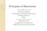 Principles of Electronics - WordPress.com · 2018. 9. 28. · Principles of Electronics ... The word electronics derives its name from electron present in all materials. : مكحتلا