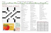 Crossword 34. One from Asia Second week of March 60 ......2018/03/03  · MARCH 2017 ORANGE COUNTY BREEZE • DARTS • PAGE 13 CLUES ACROSS 1. Unpleasant substance 5. Oil group 10.