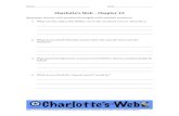 Chapter 19 Questions · 2019. 6. 19. · Chapter 19 Questions. Name%_________________________________________%% Date_____________________________ % % % % %. . Charlotte’sWeb+–+Chapter19…