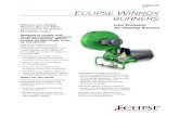 2/10 ECLIPSE WINNOX BURNERS - BDC · 2017. 3. 28. · Nozzle – Ideally positioned to release heat into the chamber, not the oven wall. Spark Igniter – For direct spark ignition.