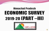 Himachal Pradesh ECONOMIC SURVEY 2019-20 (PARThelioscoachingshimla.in/.../ECONOMIC-SURVEY-PPT-PART-III.pdf · 2020. 8. 24. · Banks in Himachal Pradesh have sanctioned fresh loans