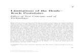 Limitations of the Henle Koch Postulates · 2017. 8. 25. · Limitations of the Henle-Koch Postulates 125 (1) In diphtheria, the organisms multiply locally on epithelial surfaces,
