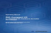 RIO Compact I/O Operating Manual - SchleicherUSA · 2016. 7. 29. · F CANopen A Operating Manual RIO Compact I/O for PROFIBUS-DP, InterBus-S, DeviceNet and Operating Manual RIO Compact