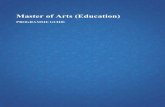 Master of Arts (Education) · 2020. 12. 29. · Contemporary Situation. Human Rights and Education with Special reference to Rights of Children. Consumer Rights and Right to Education
