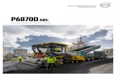Volvo Brochure ABG Wheeled Paver P6870D English...Volvo Attachments Genuine Volvo Parts New life Services Building tomorrow 4 Versatile performer Experience the ultimate in paving