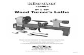 Wood Turner’s Lathe...Wood Turner’s Lathe Made in China for 340 Snyder Avenue Berkeley Heights, NJ 07922 For technical assistance, email Tech@micromark.com ©Micro-Mark MM041217