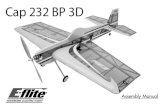 Cap 232 BP 3D - Horizon Hobby...National.Model.Aircraft.Safety.Code.....42 Introduction The Cap 232 BP 3D combines the sturdy construction of a ... Ship via a carrier that provides