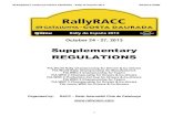 Supplementary regulations Rallyracc 2013 with FIA VISA 20 … · 2013. 8. 21. · 2.2 Visa numbers – FIA and ASN 2.3 Organiser’s name, address and contact details 2.4 Organisation