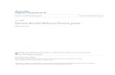 Elective Recital: Rebecca Proctor, piano · 2020. 10. 9. · ELECTIVE SOPHOMORE RECITAL Rebecca Proctor, piano Assisted by Rebecca Francis, piano Sonata in D major, Op. 10 No.3 Presto