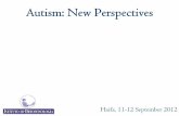 Autism: New Perspectives · 2019. 7. 31. · • the ados correlates with the scores obtained by the child but not with the functioniality of the parents • there’s a correlation