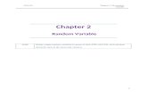 CEN 343 Chapter 2: The random variable · Web viewA random variable is denoted by a capital letter ( such as : X,Y,Z ) and any particular value of the random variable by a lowercase