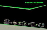 Novotek Katalog 2017 Englisch - Demaco...1.0036-38 (St37-2) 1.0570 or 1.0577 (St52-3) Standard steel grades for novotek components. They can be welded very easily and can be stress-relieved.