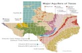 Major Aquifers of Texas 2015. 2. 16.¢  Pecos Valley Seymour Gulf Coast Carrizo¢â‚¬â€œ Wilcox (outcrop) Hueco¢â‚¬â€œ