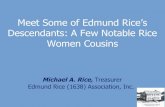 Meet Some of Edmund Rice’s Descendants: A Few Notable Rice …edmund-rice.org/library/2018ERAWomen.pdf · 2018. 10. 13. · Rose Wilder-Lane (1886–1968) • Born 5 Sep 1886 in
