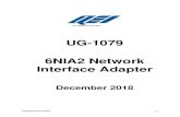 UG-1079 6NIA2 Network Interface Adapter · 6NIA2 Network Interface Adapter UG-1079 ... - NTP (Network time synchronization) - IPv6 (Next Generation IP Protocol) - DHCP, DNS, BOOTP,
