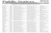 Public Notices - Business Observer · 2017. 2. 10. · Public Notices PAGES 21-48 BUSINESS OBSERVER FORECLOSURE SALES MANATEE COUNTY Case No. Sale Date Case Name Sale Address Firm