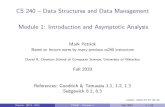 CS240–DataStructuresandDataManagement Module1 ...cs240/f20/modules/...Petrick (SCS,UW) CS240–Module1 Fall2020 18/43 ExampleofOrderNotation Provethatf(n) = 2n22) fromﬁrstprinciples.