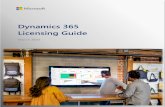 Dynamics 365 Licensing Guide€¦ · Management, Commerce, Project Operations, Remote Assist, Guides, Business Central Premium, and Business Central Essentials. • Professional users