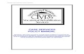 NJDVRS CASE SERVICES POLICY MANUAL...NJDVRS CASE SERVICES POLICY MANUAL 1 CASE SERVICES POLICY MANUAL Disclaimer: This policy manual is currently being modified to incorporate the