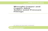 Wrought Copper and Copper Alloy Solder-Joint Pressure Fittingsfiles.asme.org/Catalog/Codes/PrintBook/33570.pdf · 2012. 11. 28. · ASME B16.22-2012 [Revision of ASME B16.22-2001