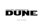 Rules for DUNE - Sorvan · 2000. 8. 31. · Avalon Hill's Dune I. INTRODUCTION Frank Herbert's classic science fiction novelDune will live for many generations as a masterpiece of